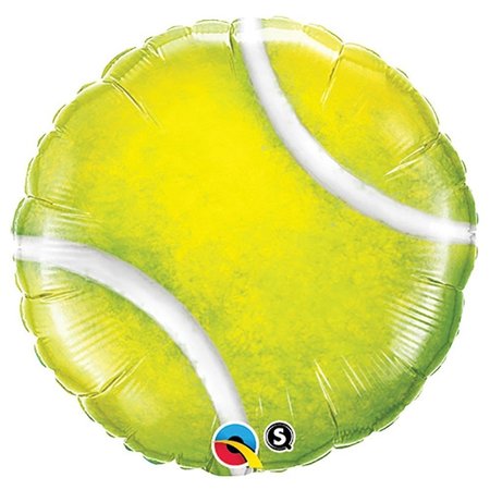 LOONBALLOON TENNIS Yellow Ball Sports Birthday Party 2 18in. Mylar Balloons tennis2x
